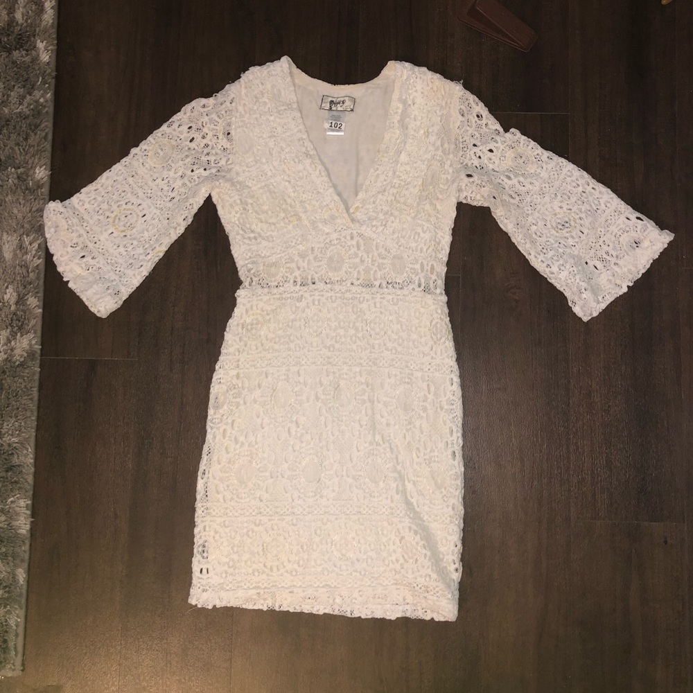 White Nightcap Dress